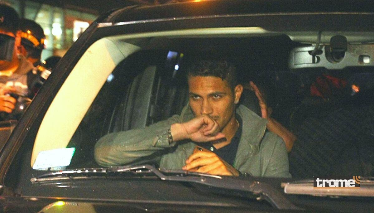 Paolo Guerrero llegó de noche al aeropuerto Jorge Chávez y voló a Estados Unidos (Foto: GEC)