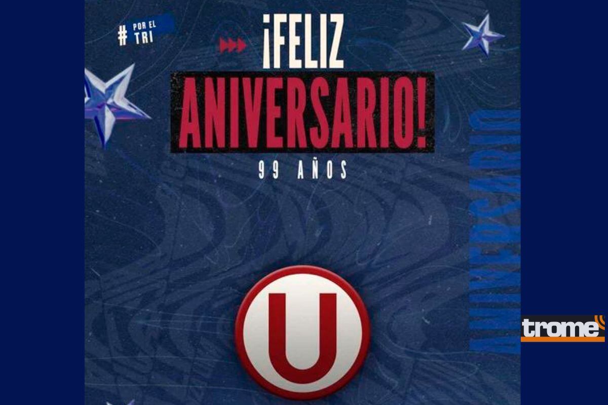 Alianza Lima respondió con este saludao provocadara frase de Universitario en su Aniversario (@clubAloficial)