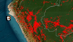 Fuego se reaviva en Amazonas: La situación ACTUAL de los incendios forestales que consumen parte del Perú