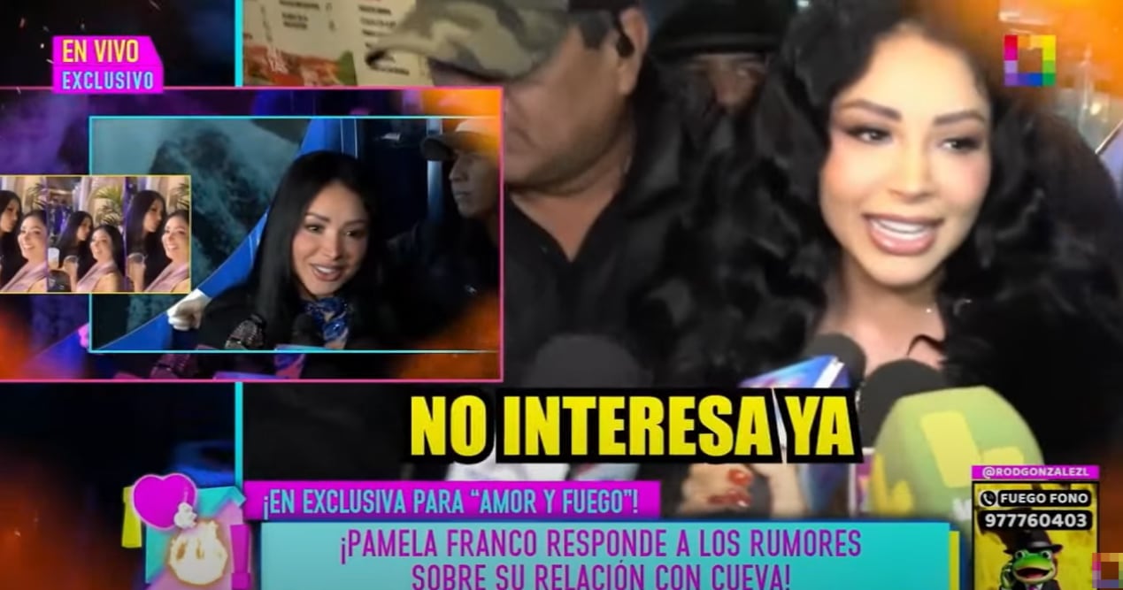Pamela Franco rechaza amistad con Vanessa Pumarica.