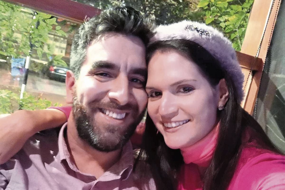 Lorena Álvarez y su esposo Álvaro Sarria