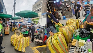 ¡La salud estaba en riesgo! Policía retira cigarrillos de contrabando del mercado ‘La Parada’
