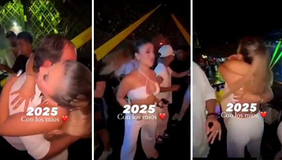 El emotivo abrazo de Yahaira Plasencia con sus padres al recibir el Año Nuevo 2025