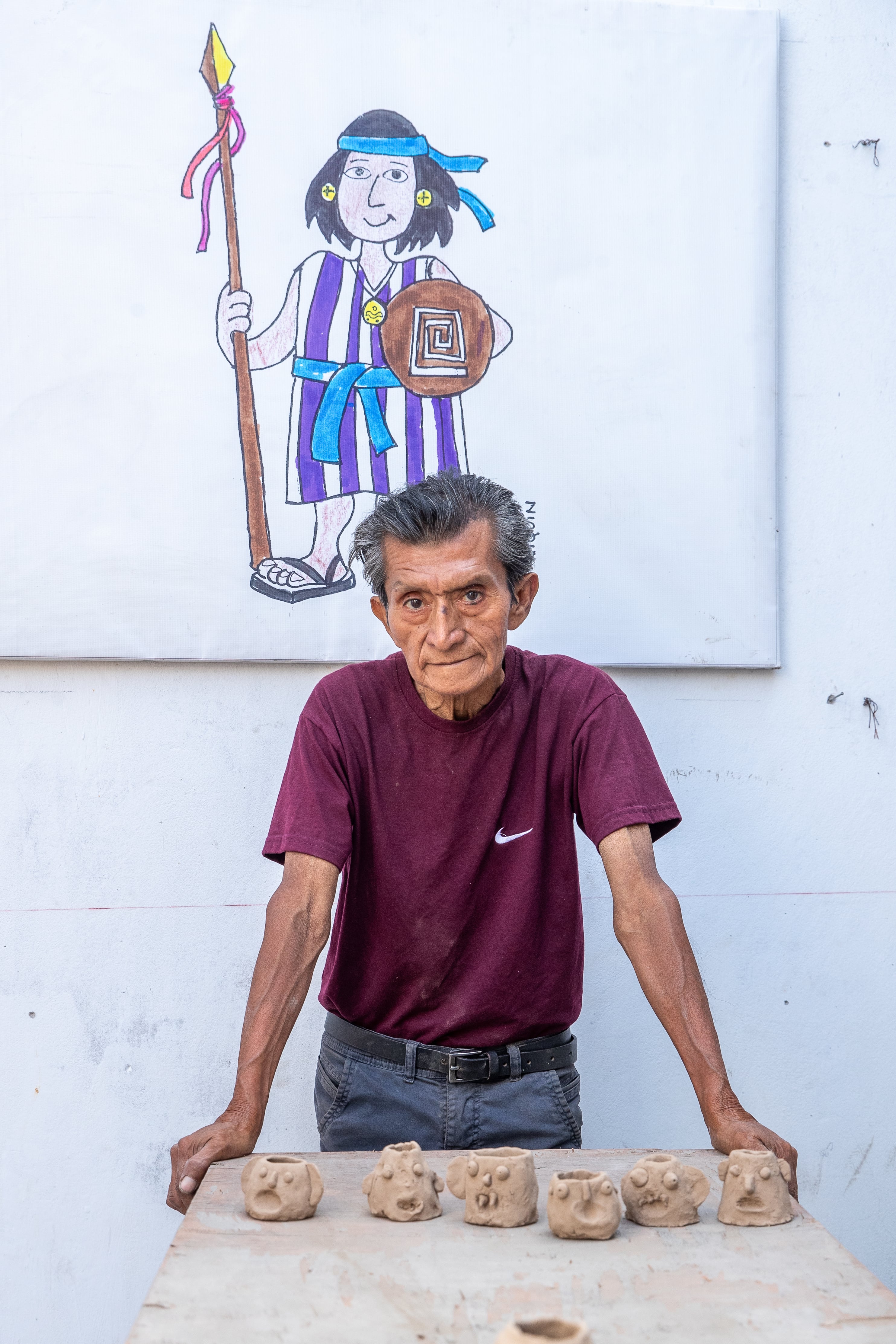 Historiador e investigador autodidacta fundó el Museo de los Colli en Comas. Foto: Fernando Sangama / @photo.gec