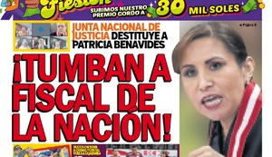 ¡TUMBAN A FISCAL DE LA NACIÓN!