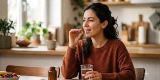 Esta vitamina actúa como cofactor esencial en la producción de serotonina, dopamina y norepinefrina; sustancias que regulan el bienestar, la motivación y el enfoque mental. Foto: IA.