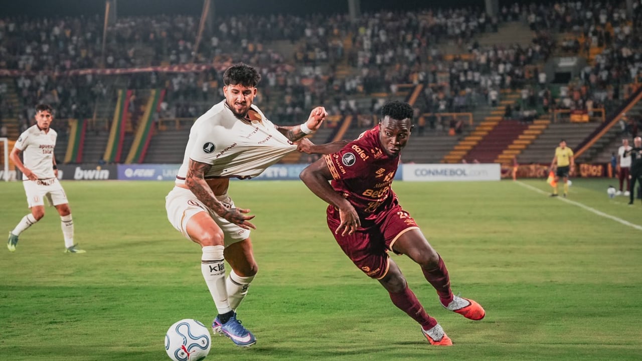 Universitario vs. Tolima por la Copa Libertadores 2026. (Foto: Tolima)