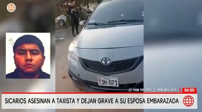 Joven taxista pierde la vida y su esposa gestante queda grave.