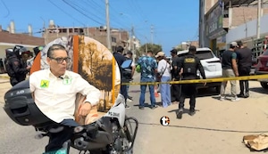 ¡Lo acribillan con su mascota en brazos! Sicario mata a excandidato al Senado en plena avenida de Trujillo