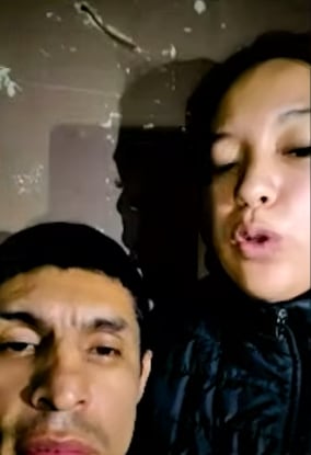 ‘China Yessenia’ y su pareja Pimpollo