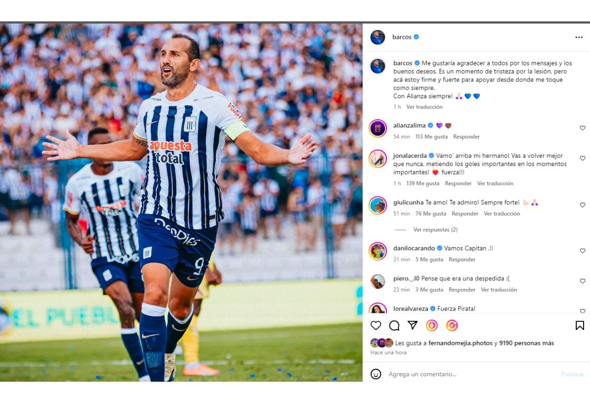 Jugador se pronunció sobre su amargomomento en el 2024 (@barcos)