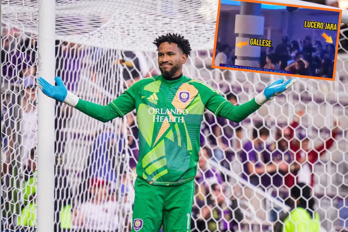 Pedro Gallese y Lucero Jara fueron captados en el mismo concierto ( Redes sociales / Magaly Tv)