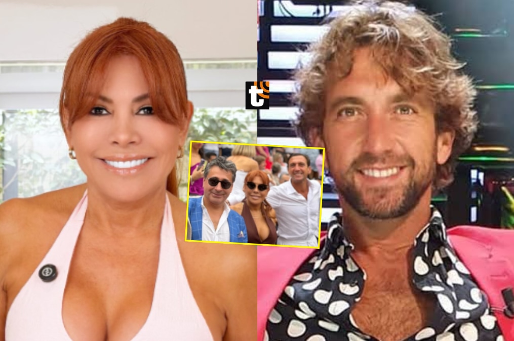 Magaly Medina estuvo en la Plaza de Acho con su esposo y Antonio Pavón
