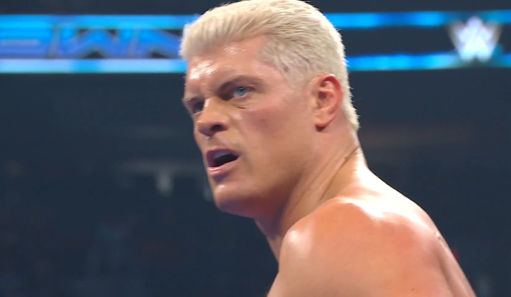 Cody Rhodes y Jimmy Uso unieron fuerzas en el debut de WWE SmackDown en Netflix. (Captura de pantalla)