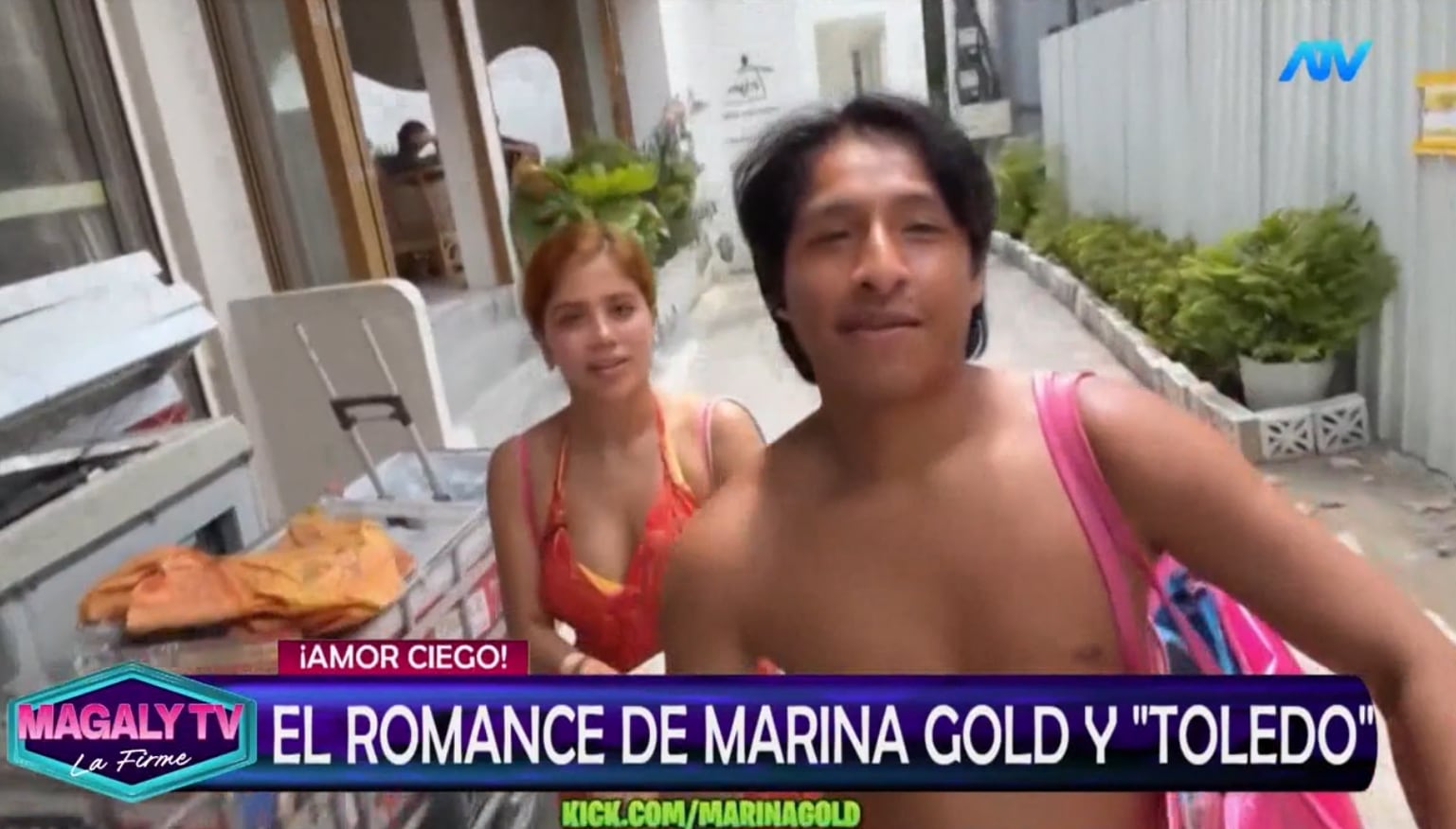 Marina Gold y su novio son comparados con Elian Karp y Alejandro Toledo.
