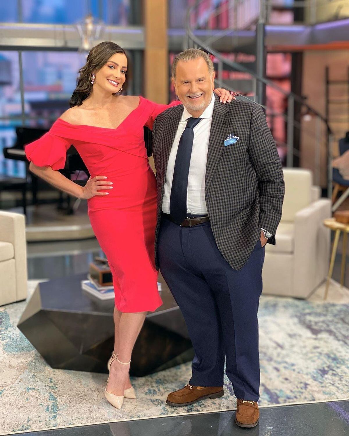En el día de su debut en "El Gordo y La Flaca" (Foto: Dayanara Torres / Instagram)