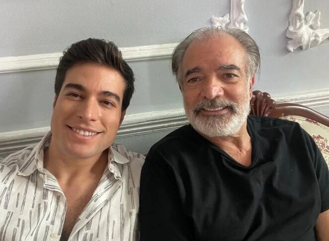 David Ostrosky en las grabaciones de "Vencer la ausencia" (Foto: David Ostrosky / Instagram)