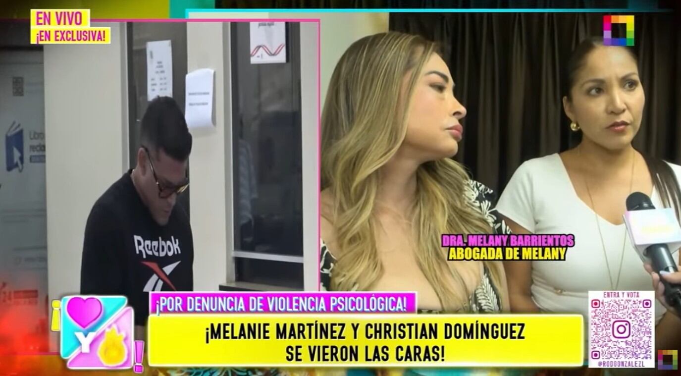 Abogada de Melanie brinda su declaración sobre la denuncia de Domínguez.