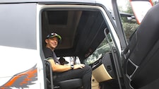 Truckers Day : Mario Hart se subió a un camión y desafió a los mejores pilotos de estos pesados vehículos