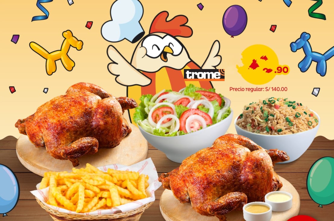 El pollo a la brasa tradicional y en combinaciones para disfrutar ofrece Mediterráneo. (Entrevista y foto compos.:Isabel Medina / Trome).