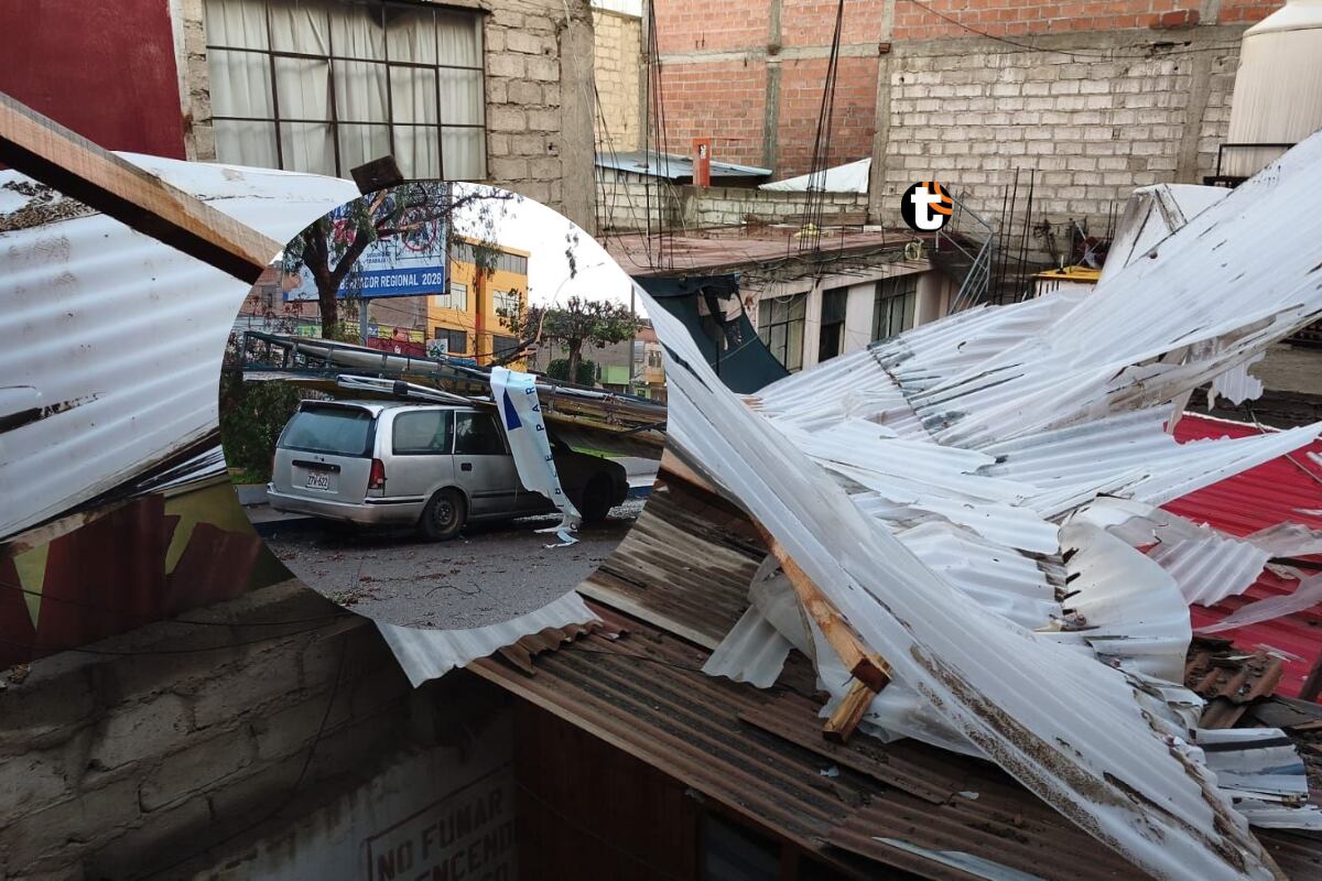 ¡'Aníbal’ azota Tacna! Fuertes vientos derriban paneles, árboles y techos y dejan calles sin luz