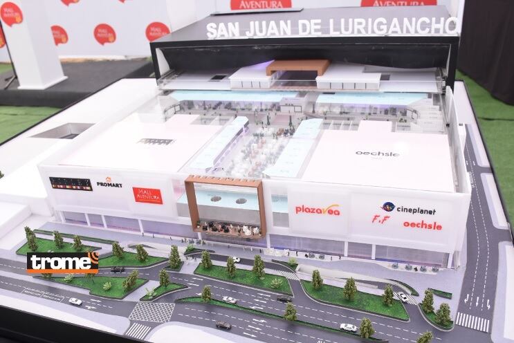 Mall Aventura San Juan de Lurigancho brindará nueva propuesta comercial y de entretenimiento. Construcción tiene buenos avances. (Entrevista; Isabel Medina / Trome).