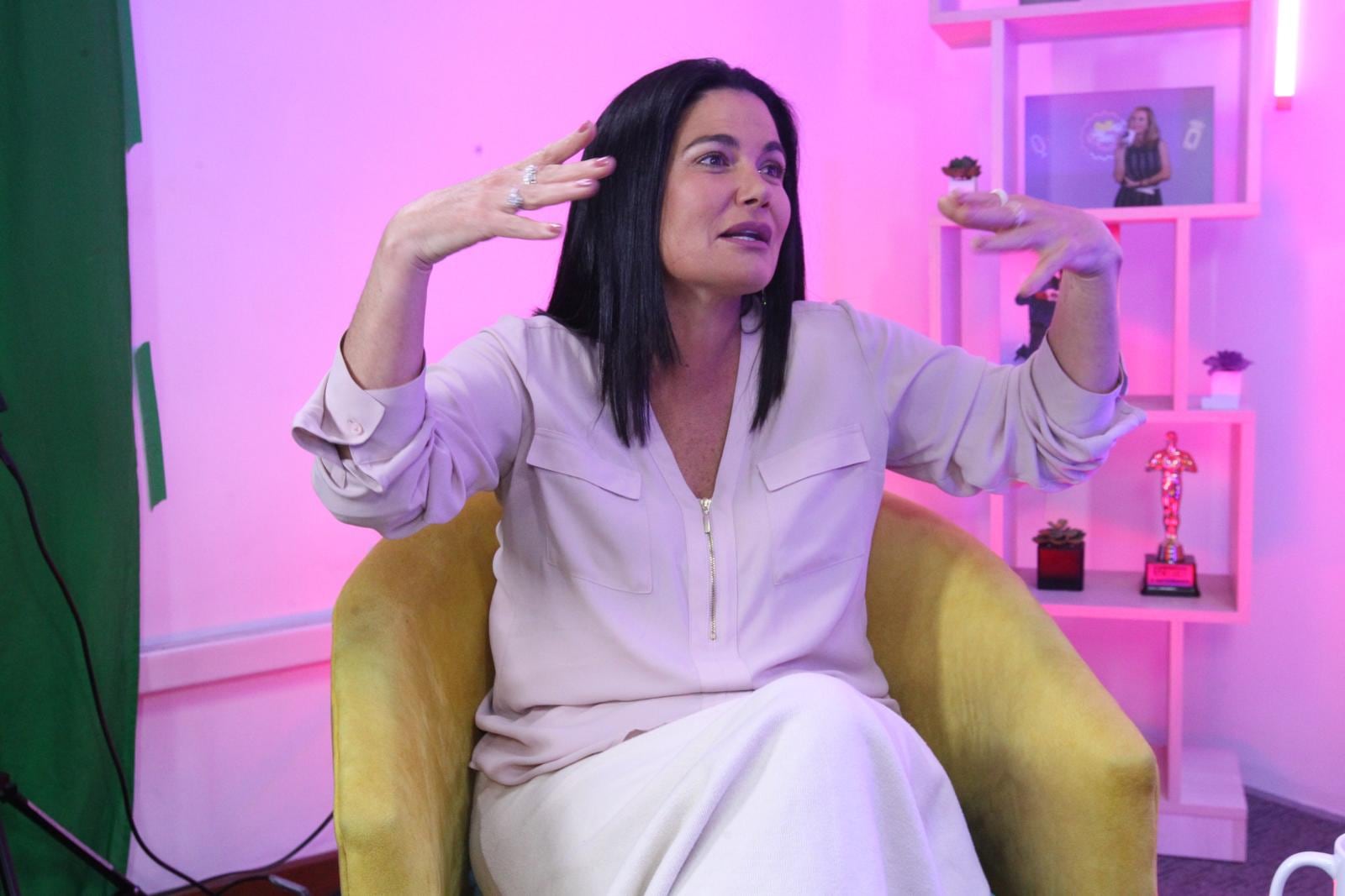 Daniela Cilloniz en el Café con la Chevez. Foto: Martín Herrera | @photo.gec