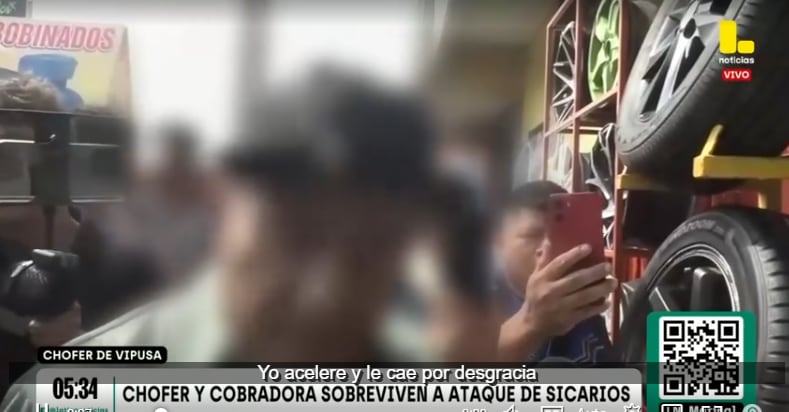 Chofer del bus Vipusa revela cómo ocurrió el ataque por un sicario donde murió una de sus pasajeras.