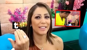 ¿Christian Domínguez le regaló un anillo a Karla Tarazona? Conductora presume joya