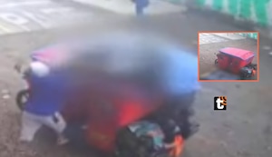 ¡Terror en SMP! Arrojan cuerpo de una mujer dentro de un colchón y cámara registró los precisos instantes