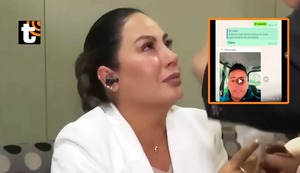 Pamela López revela que Cueva le habría mandado saludo a hijo de delincuente que la extorsiona