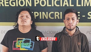 A balazos exigen 30 mil soles a bodeguera: Policía chapó a chofer que llevó a pistolero