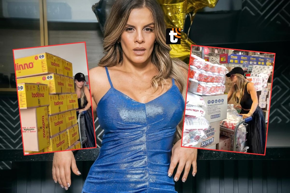 TROME - Empresaria compra todo para la canasta navideña de sus trabajadores.