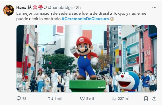 Trome | Clausura París 2024: Los memes de la ceremonia de los Juegos Olímpicos (Foto: Twitter)