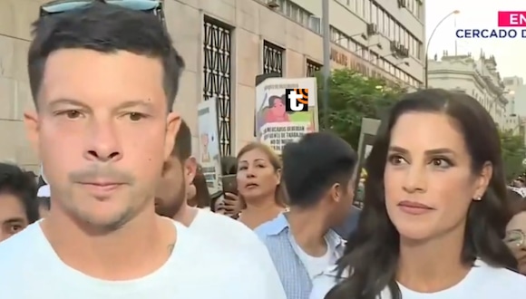 TROME - María Pía y Mario Hart PRESENTES en la ‘Marcha por la Paz’ y exigen parar con la delincuencia: “Más unidos que nunca”