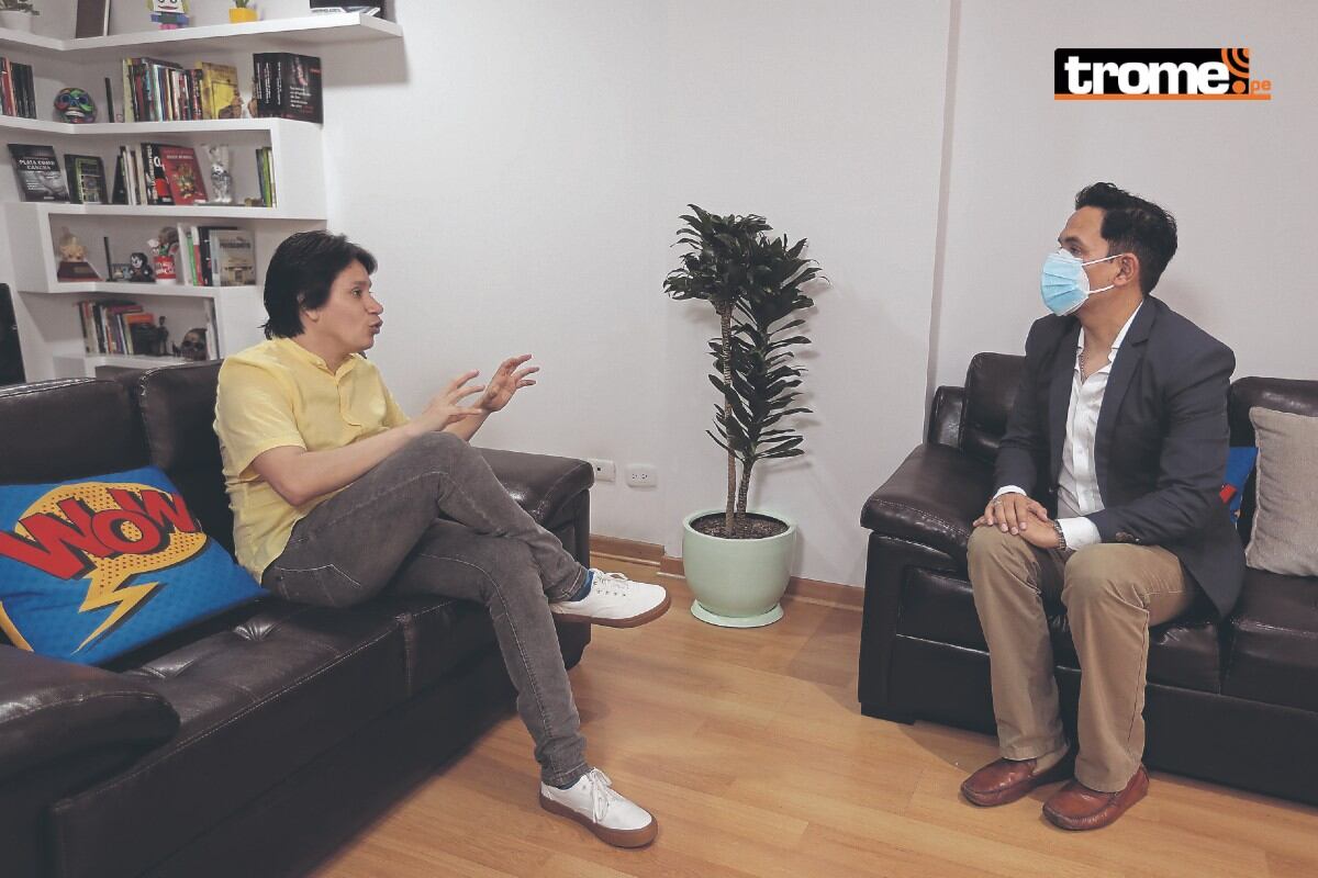 Christopher Acosta aclaró que no votó ni por Castillo, ni por Keiko Fujimori en la segunda vuelta. (Foto: César Saucedo GEC)