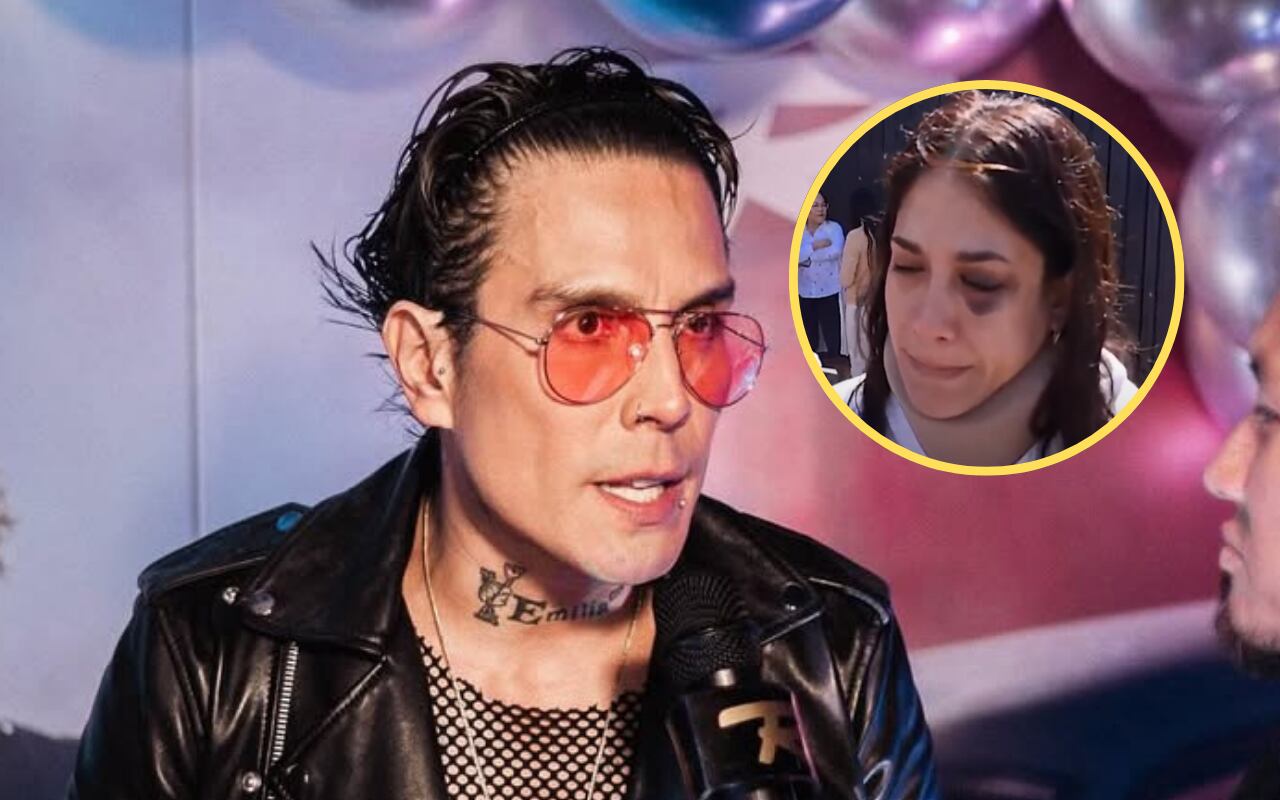 Carlos López fue acusado de golpear brutalmente a su esposa, Emma Mejía, al salir de una celebración por el Día del Padre | Foto: Instagram / Magaly TV (captura) / Composición EC