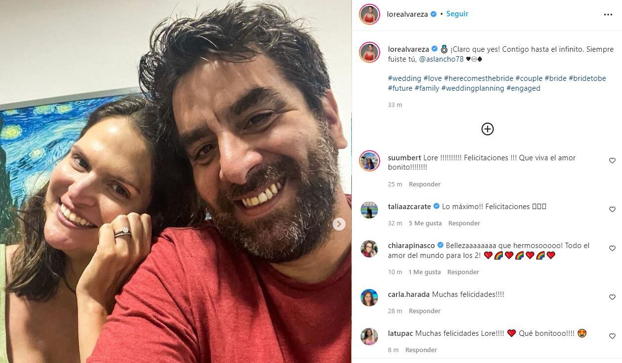 Lorena Álvarez se casa: periodista anunció su compromiso