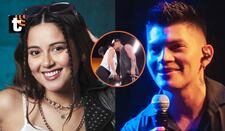 Amy Gutiérrez oficializa su relación con el cantante José Carlos García: ambos se dieron romántico beso frente a cámaras