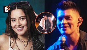 Amy Gutiérrez oficializa su relación con el cantante José Carlos García: ambos se dieron romántico beso frente a cámaras