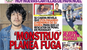 ‘MONSTRUO’ PLANEA FUGA