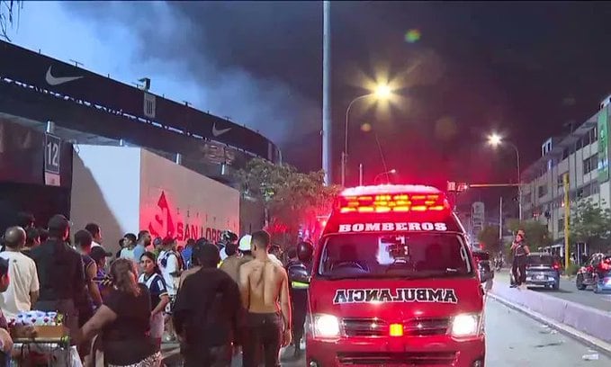 Bomberos trasladaron a los heridos a centros médicos cercanos. (Canal N)