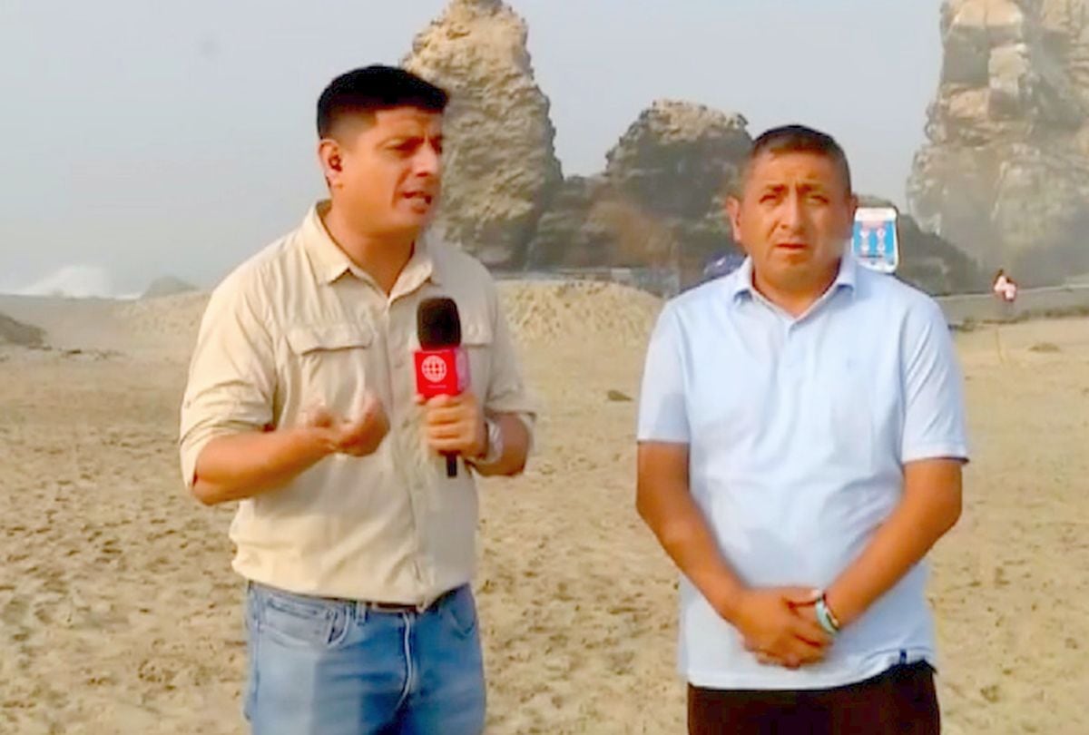 Huyhua acudió a la unidad de investigaciones de extorsiones en Rímac para formalizar la denuncia. Foto: América Noticias