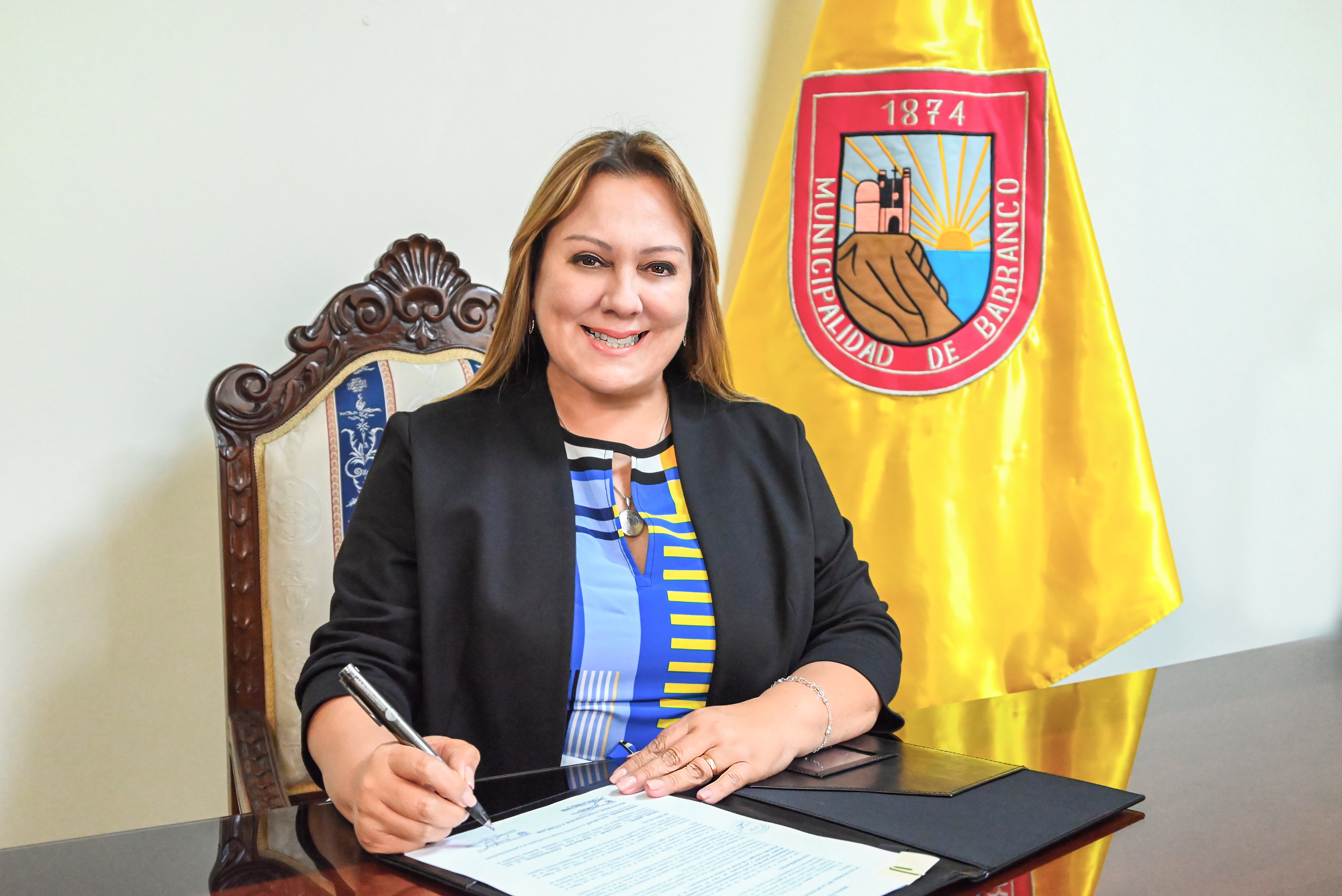 Jessica Vargas, alcaldesa de Barranco.