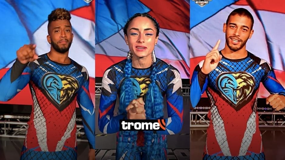 Integrantes de Guerreros Puerto Rico que enfrentarán a Esto es Guerra Perú