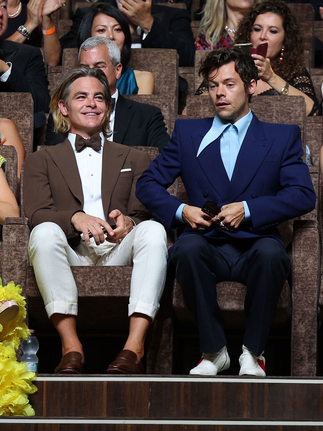 Chris Pine y Harry Styles tras el polémico momento en Venecia (Foto: Gettyimages)