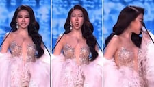 Miss Grand Tailandia impacta tras inesperado incidente en escenario