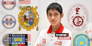 Ángel Hans Vilca Caqui, de 17 años, es primer puesto del cómputo general en admisión a San Marcos y a la UNI. También superó en puntaje a postulantes de la Universidad del Callao y de la Agraria. (Entrevista y foto composición: Isabel Medina / Trome).