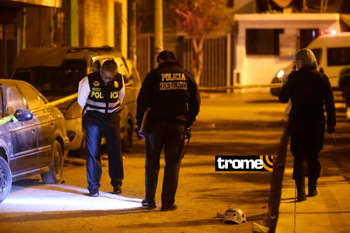 Balacera en San Juan de Miraflores. Foto: César Grados/@photo.gec