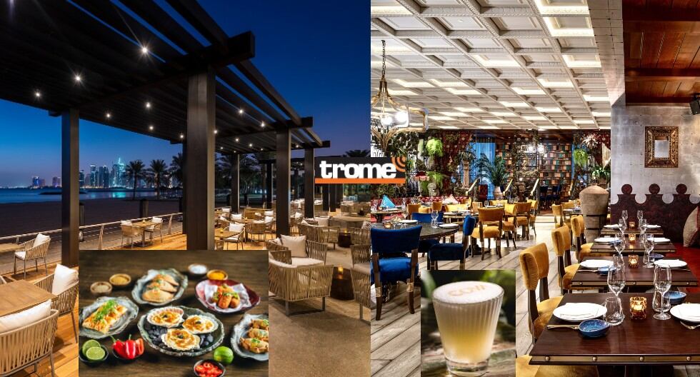Restaurantes peruanos también están presentes en Doha, la capital del Mundial de Qatar. Brillan con nuestra gastronomía. (Trome compos.)